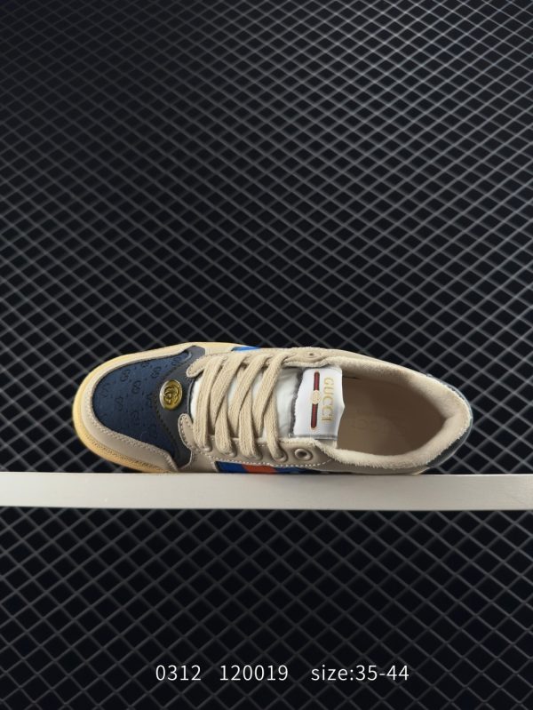 XZ688 ucci istressed creener sneaker - Image 5