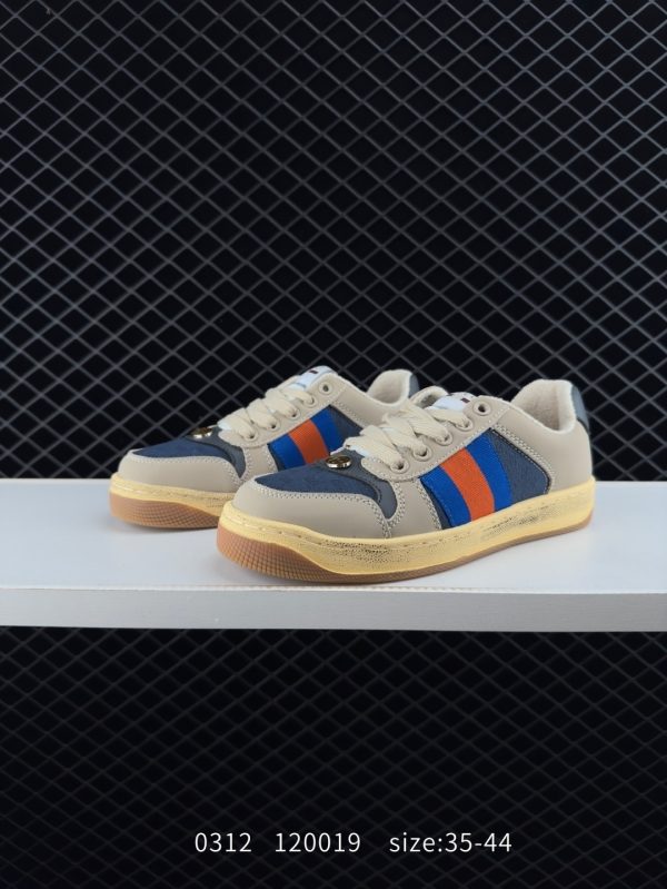 XZ688 ucci istressed creener sneaker - Image 6