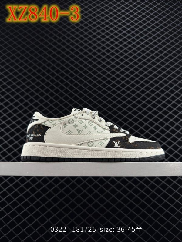 XZ840 fragment design x Travis Scott x  A 1 Low OG SP" Black/Green Toe “ - Image 4