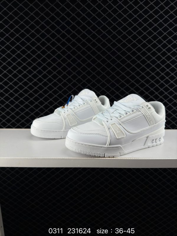 XZ672 Louis Vuitton Trainer Sneaker Low - Image 5