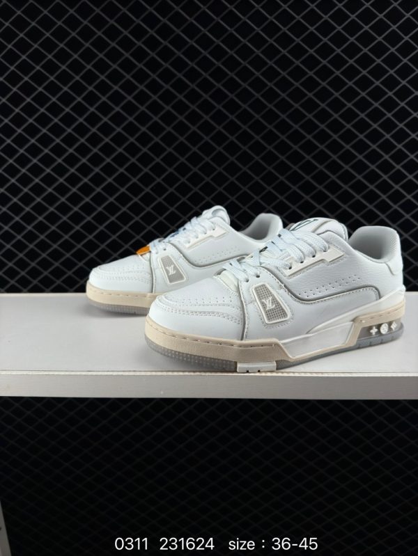 XZ672 Louis Vuitton Trainer Sneaker Low - Image 4
