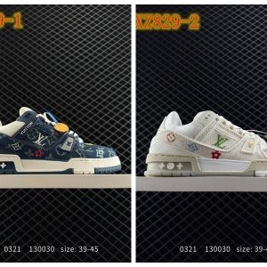 XZ829 Louis Vuitton Trainer Sneaker Low