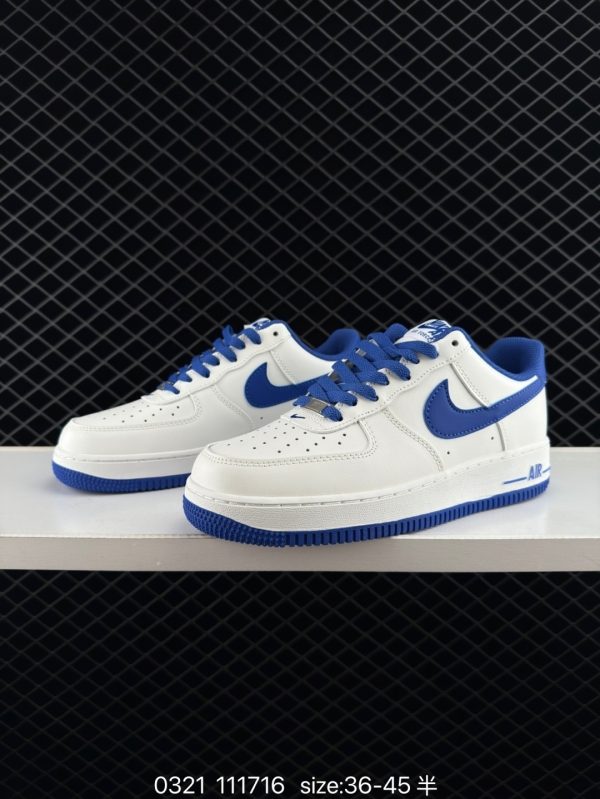 XZ807 Nike Air Force l' 07 Low"White/Light Grey - Image 2