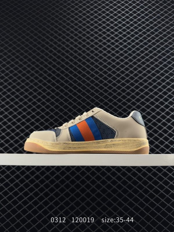 XZ688 ucci istressed creener sneaker - Image 3
