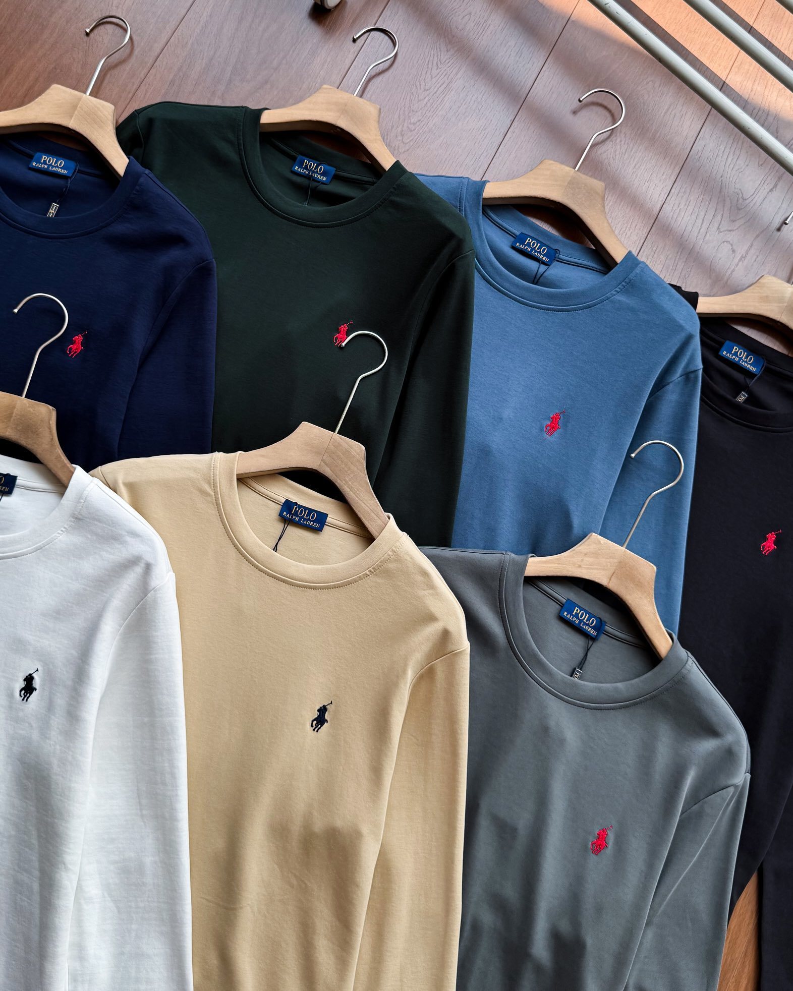 Ralph Lauren Pony embroidered round neck long sleeved T-shirt - Image 4