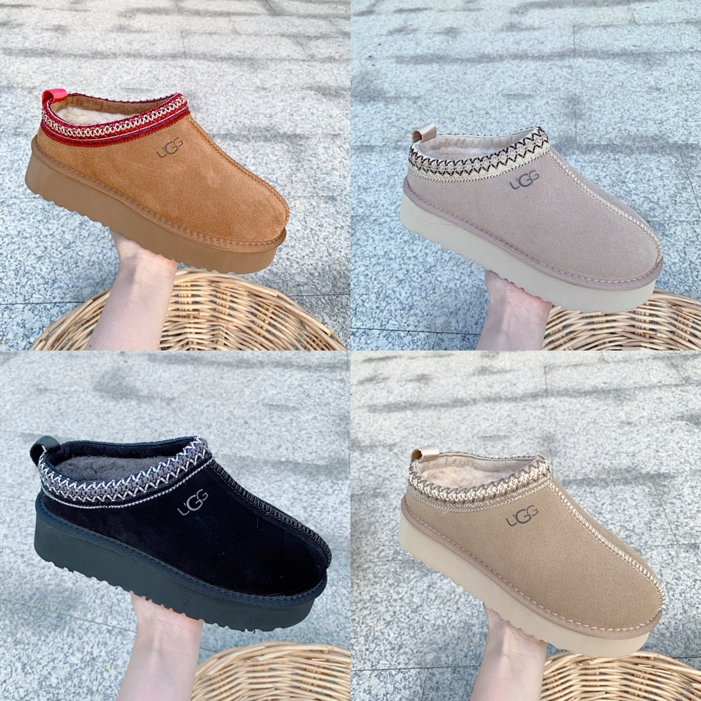 UGG winter wool high-quality thick-soled snow boots