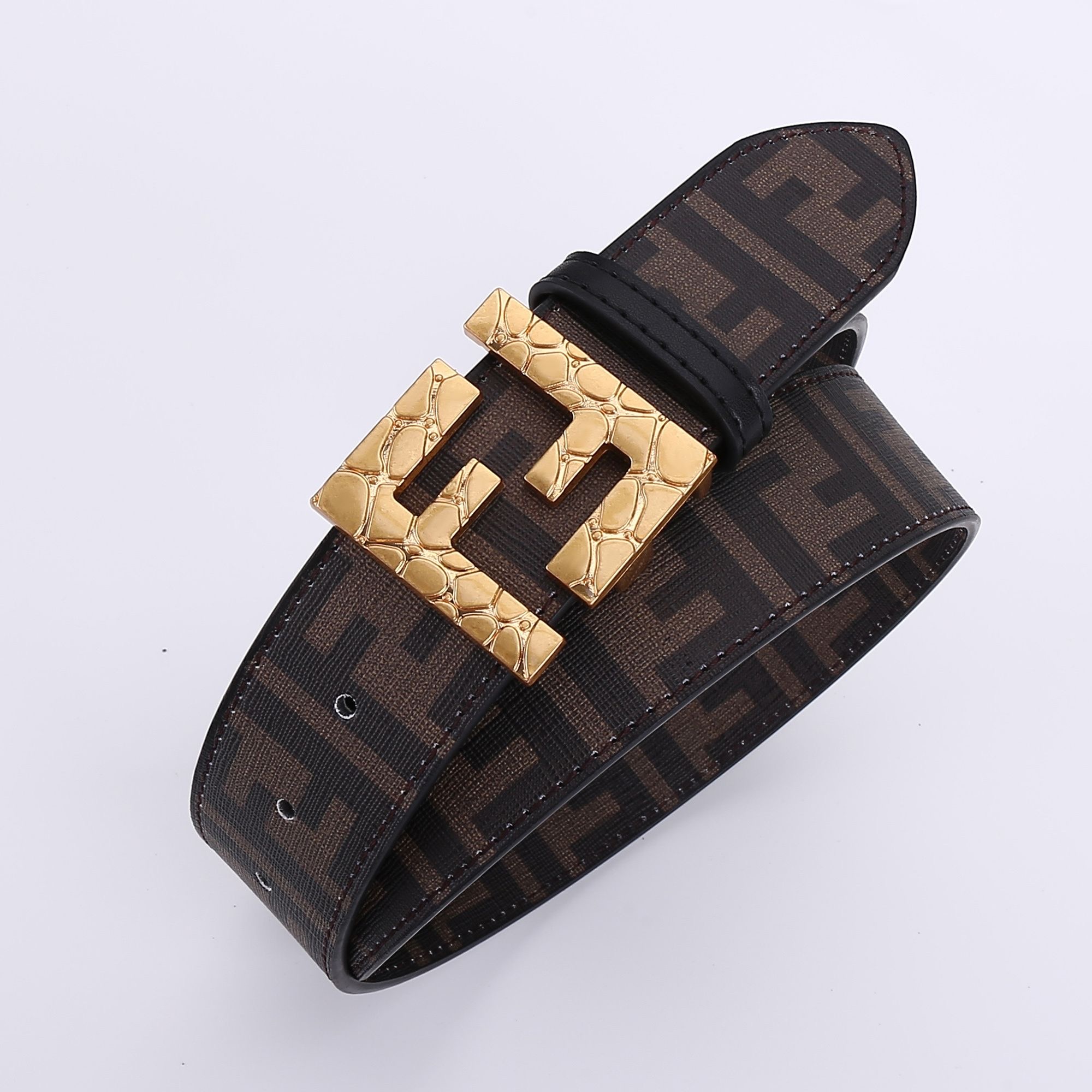 FENDI 18 color fashionable classic men's and women's waist belt - Image 2