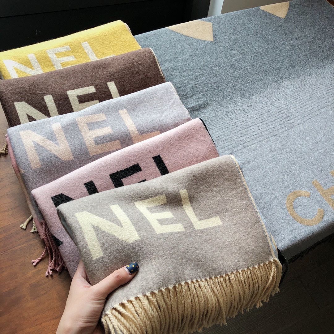 CHANEL 6-color fashionable cashmere scarf