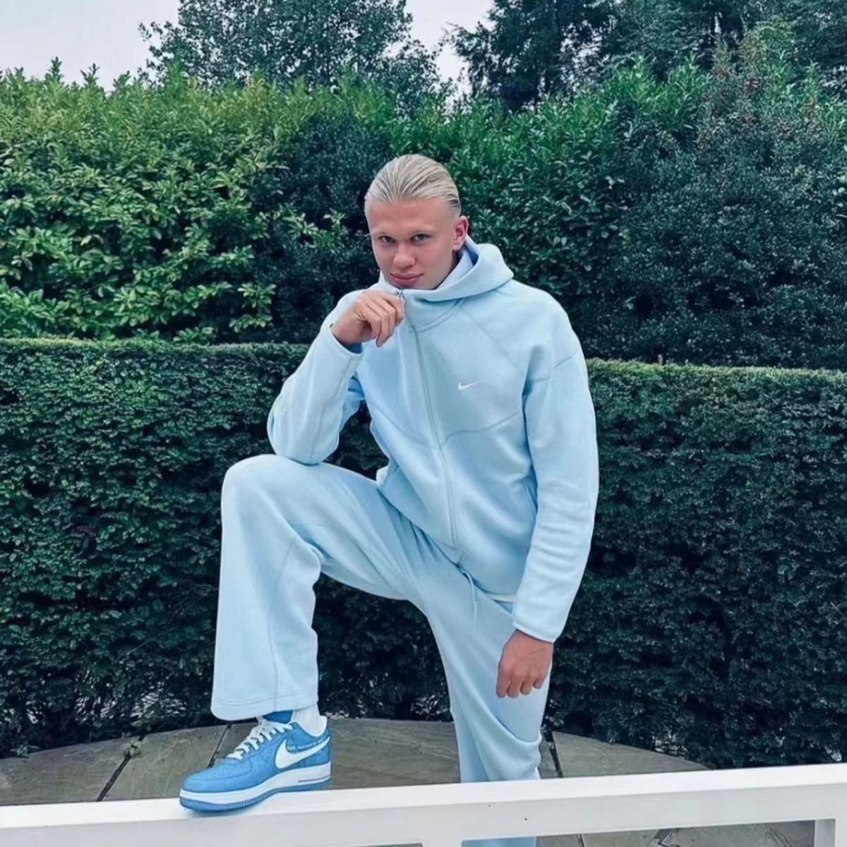 NIKE NOCTA Series Hooded Couple Sportswear Set - Image 3