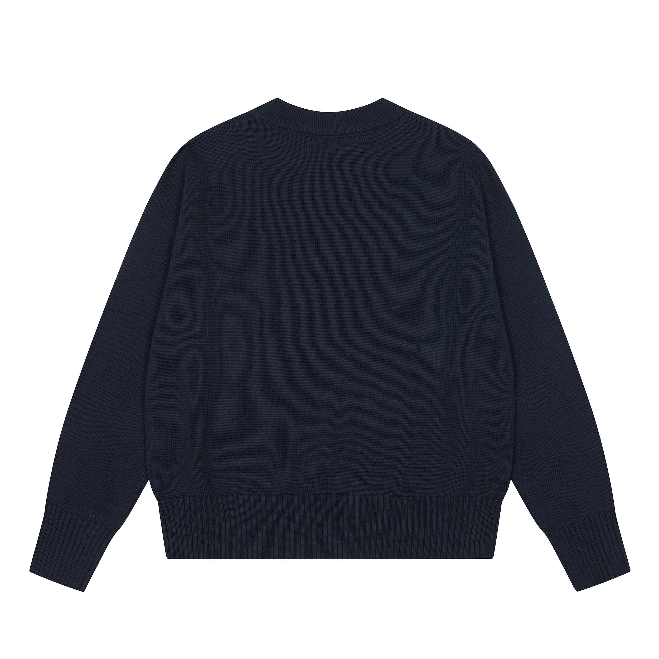 Ami2025 new round neck red little heart sheep sweater hoodie - Image 8