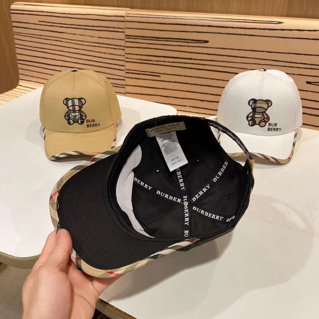 Burberry teddy bear embroidered baseball cap - Image 6