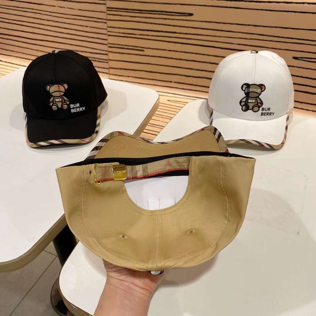 Burberry teddy bear embroidered baseball cap - Image 5