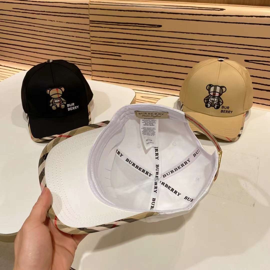 Burberry teddy bear embroidered baseball cap - Image 2