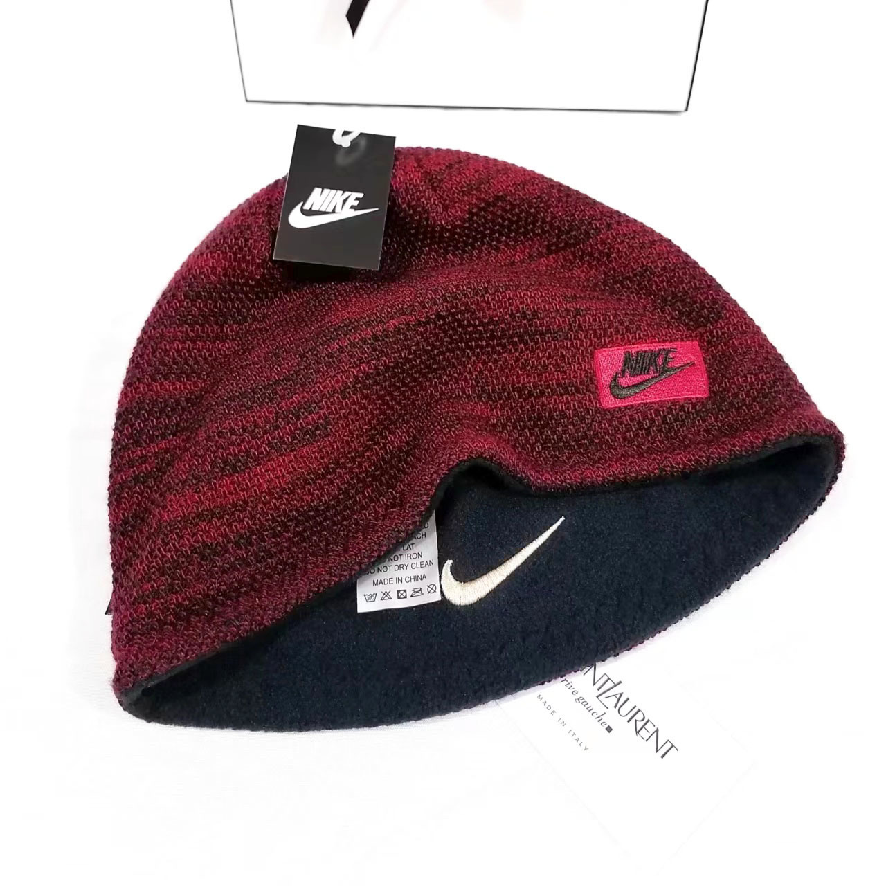 NIKE 6-color Knitted Hat Mesh Double sided Knitted Hat - Image 4