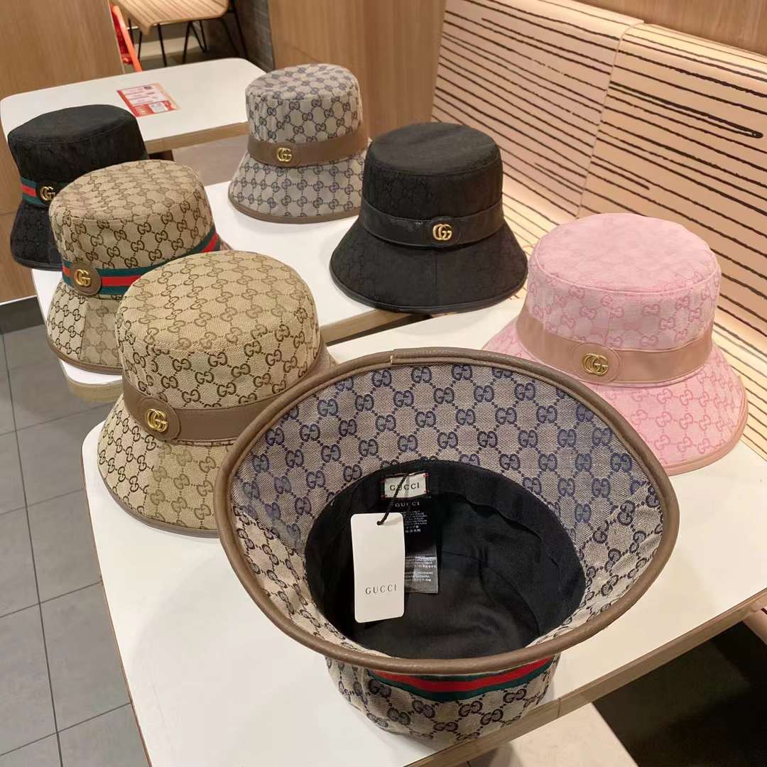 GUCCI unisex versatile classic fisherman hat - Image 2