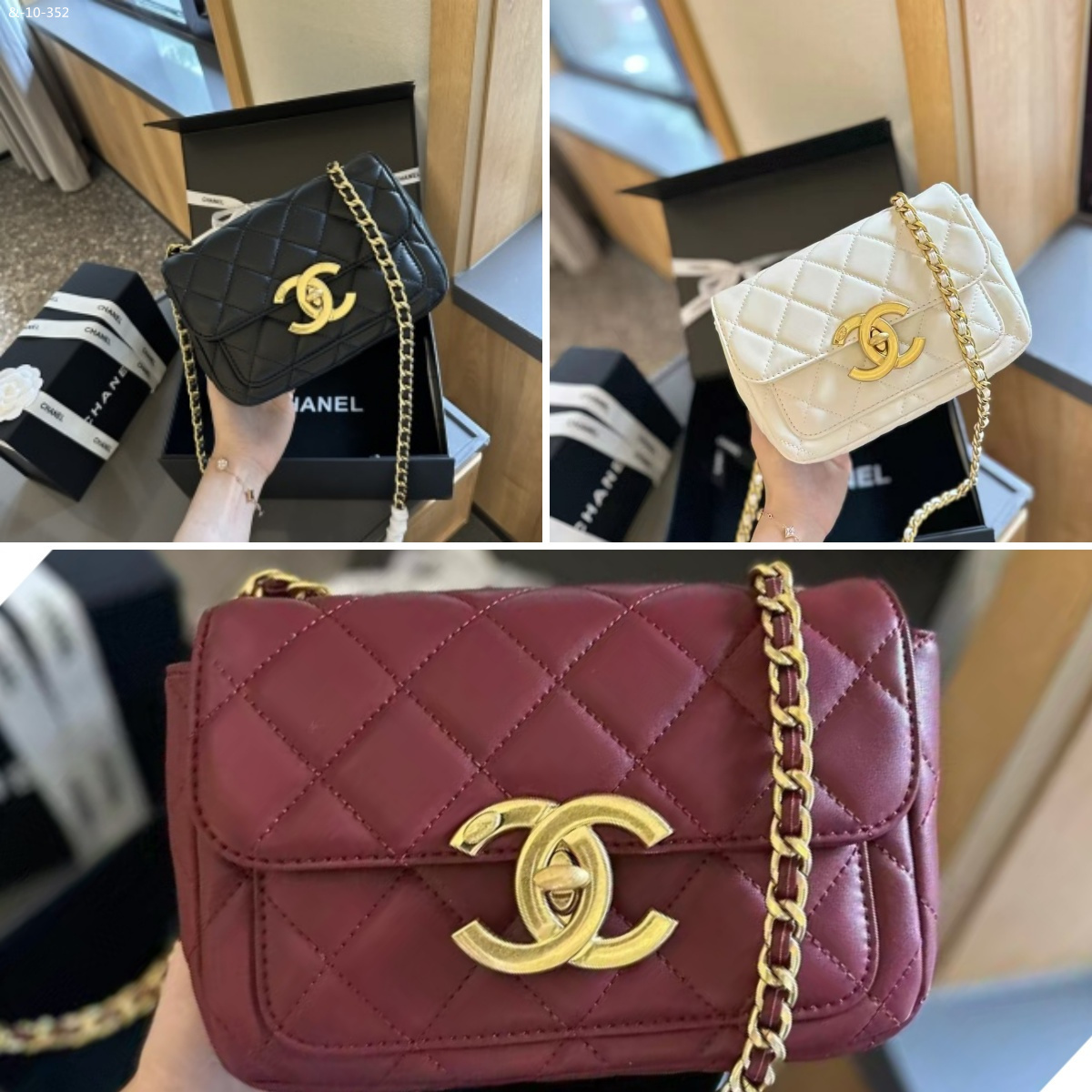 CHANEL square fat bag, one shoulder crossbody carrying chain bag