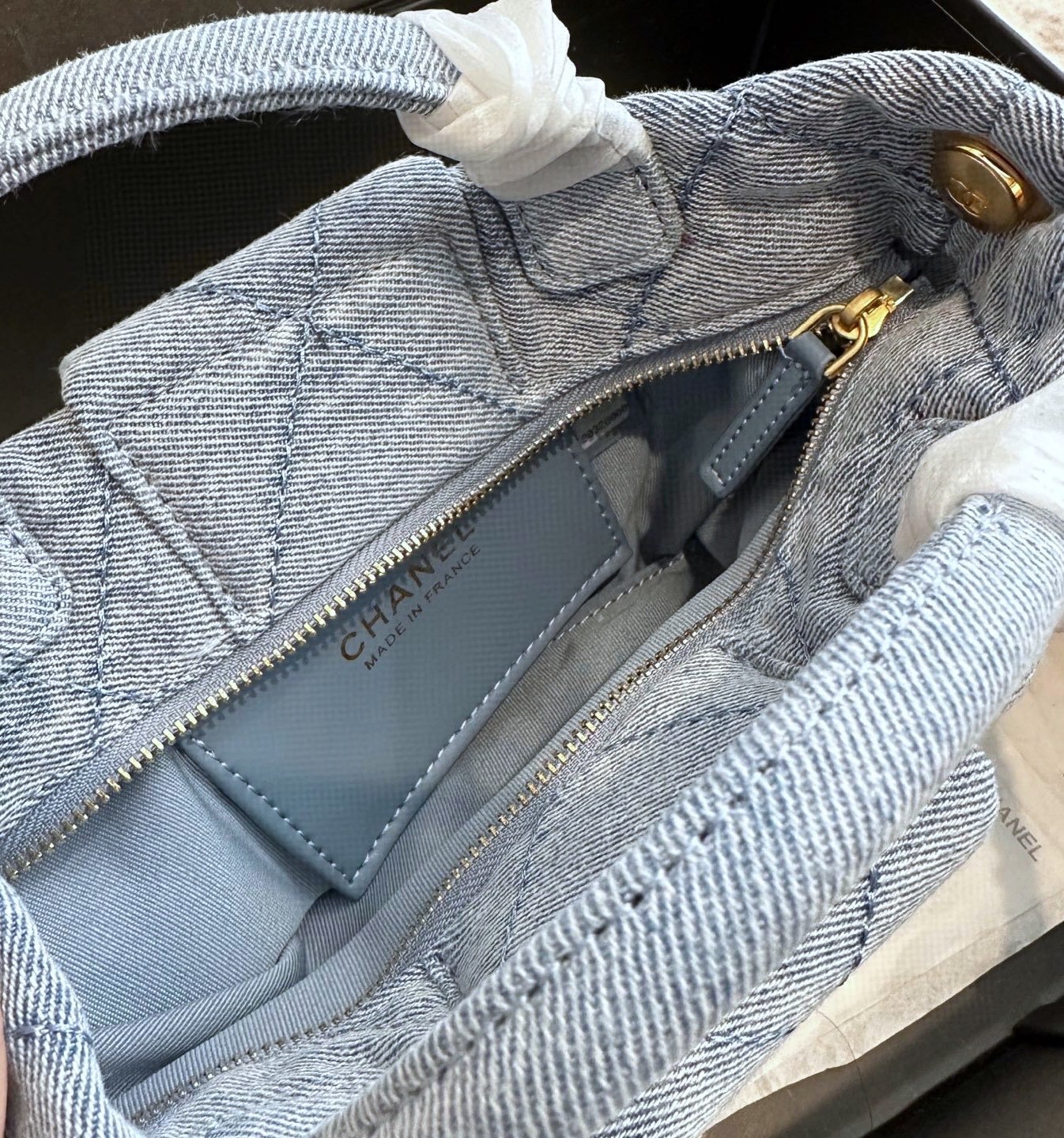 CHANEL Bow Single Shoulder Crossarm Handheld Bow Chain Bag - Image 3