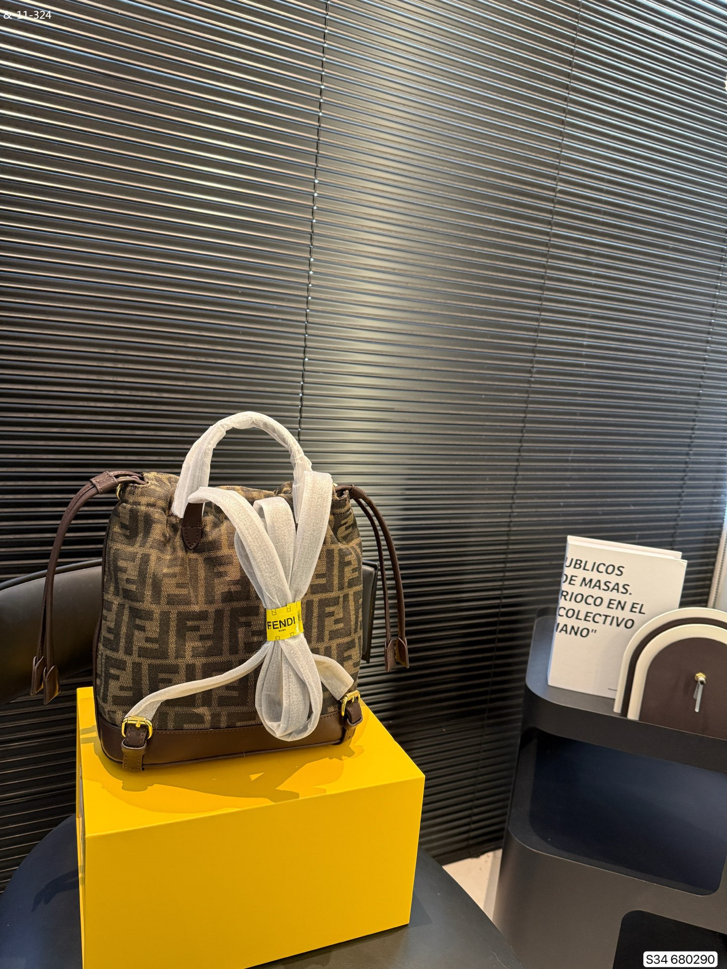 FENDI 2-Color, Classic Pattern Backpack, High Quality - Image 10