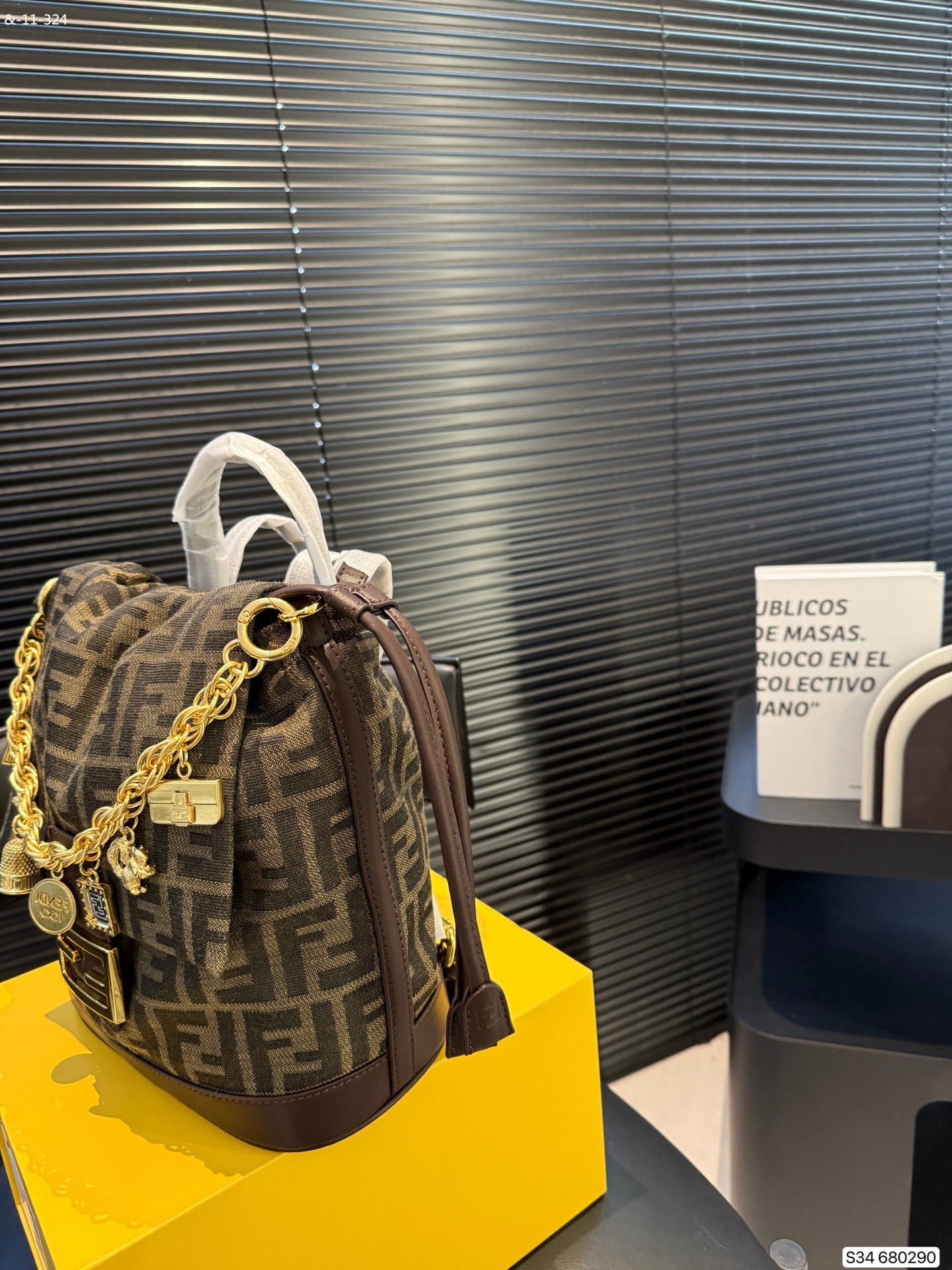 FENDI 2-Color, Classic Pattern Backpack, High Quality - Image 7