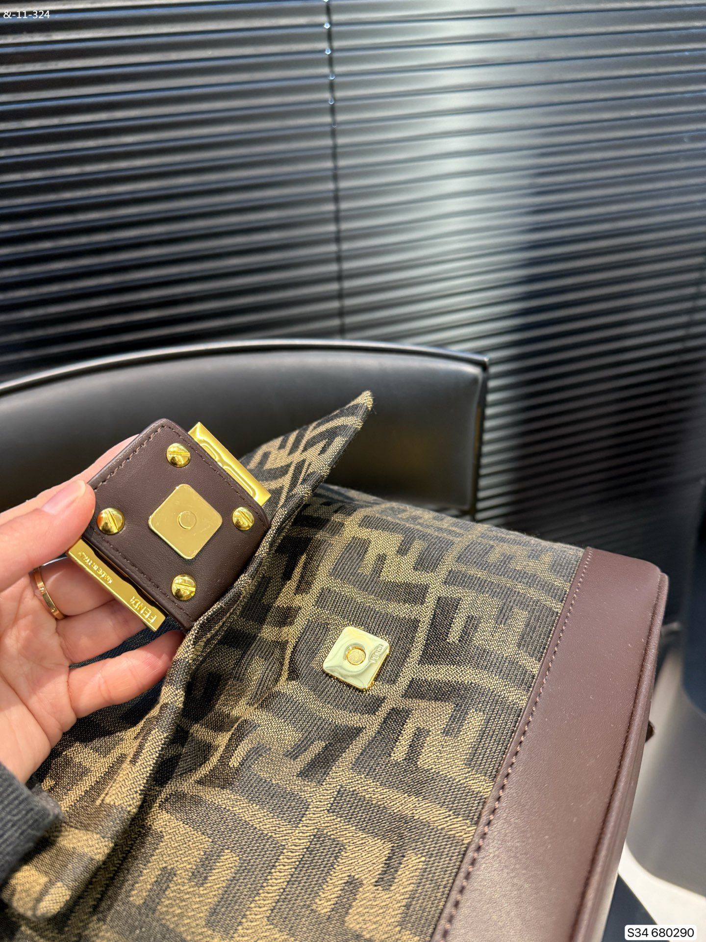 FENDI 2-Color, Classic Pattern Backpack, High Quality - Image 5