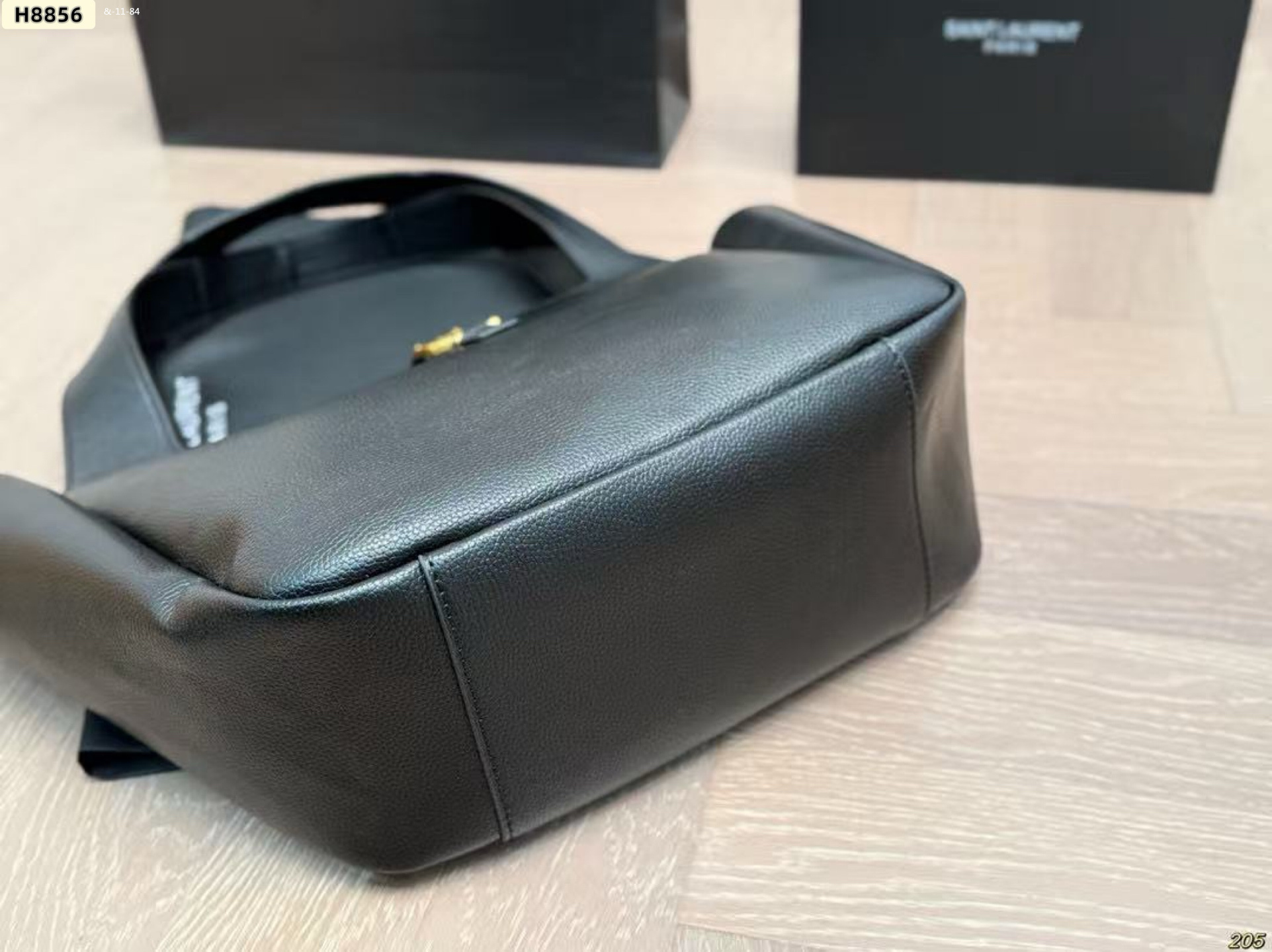 YSL 4-color, one shoulder armpit tote bag, material: suede+leather - Image 5