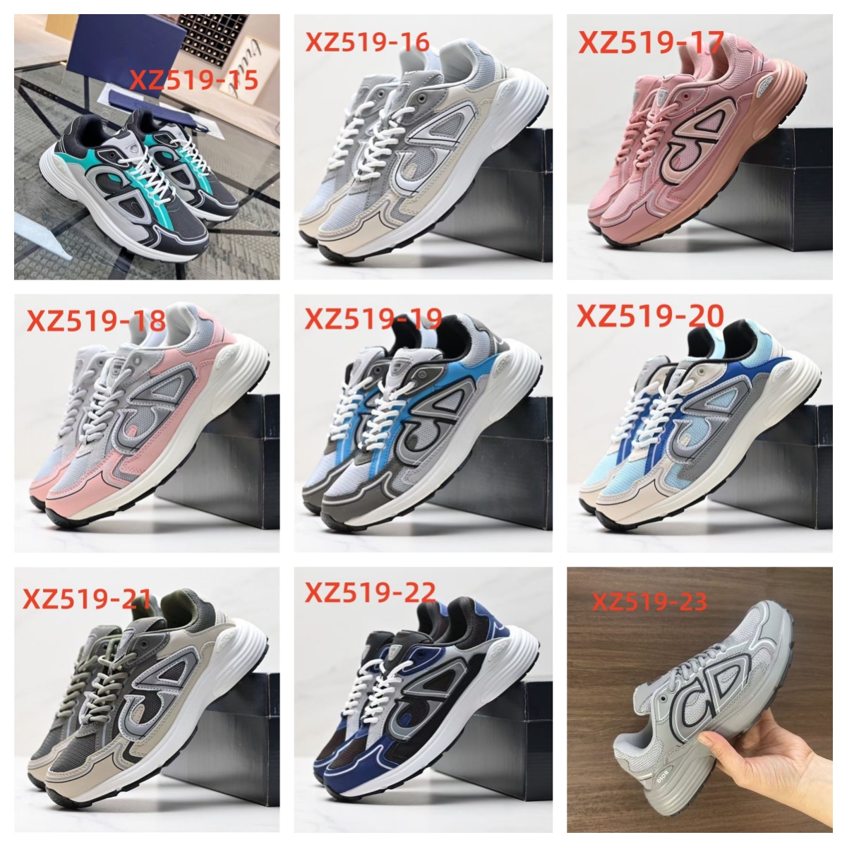 DIOR B30 DIOR B30 13 color casual versatile men’s and women’s sports shoes casual shoes